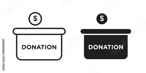 Donate icons logo design, Pictogram Icons