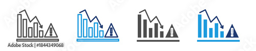 risk icon sheet multiple style