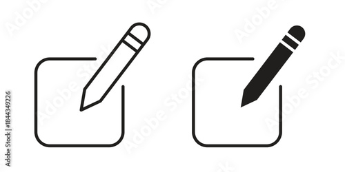 Edit icons logo design, Pictogram Icons