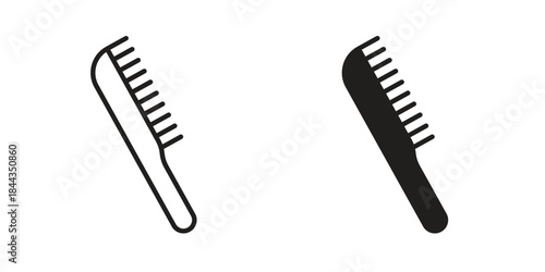 Hair brush icons logo design, Pictogram Icons