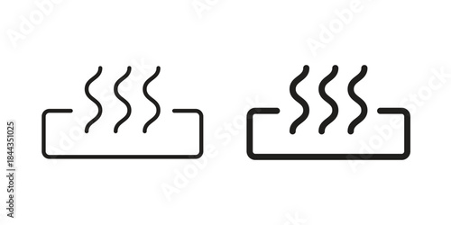 Heat icons logo design, Pictogram Icons