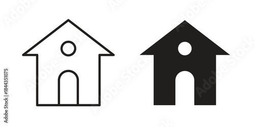 Home icons logo design, Pictogram Icons