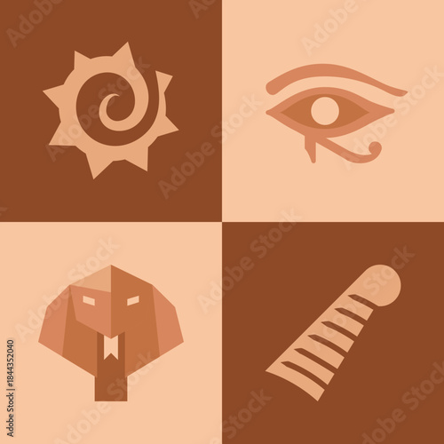 Eye of Ra Boho Illustration