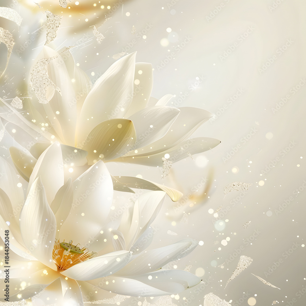 Fototapeta premium abstract floral background