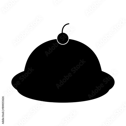 silhouette of pudding