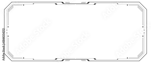 Vector control panel modern frames black technology futuristic control screen digital png..