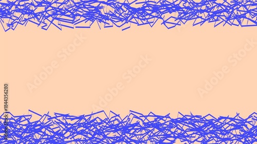 animation blue border line background