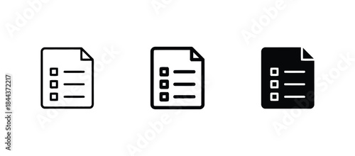 Checklist task management with boxes and lines to help organize project, and increase productivity and organization