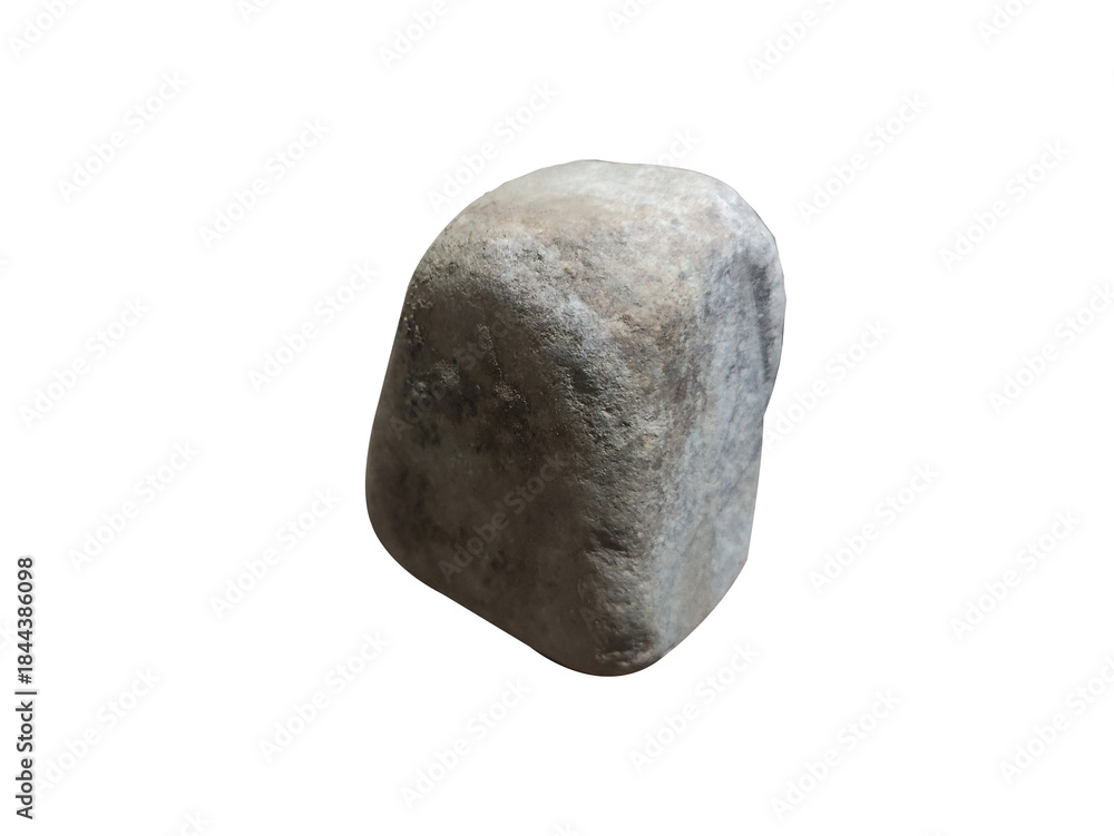 Fototapeta premium stone standing isolated on white background