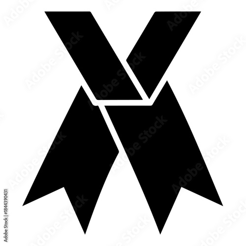 Abstract geometric shapes with bold color accents