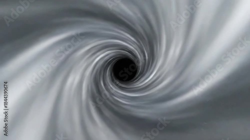 Abstract Swirling Vortex Tunnel of Light and Dark Energy.