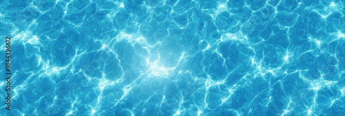 Abstract vector background of turquoise water ripples with a shining blue pool effect, ideal for spa and wellness themes, aquatic designs, or refreshing visual projects.