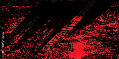Abstract Rough Red Grunge Texture Design Background.vector illustrator