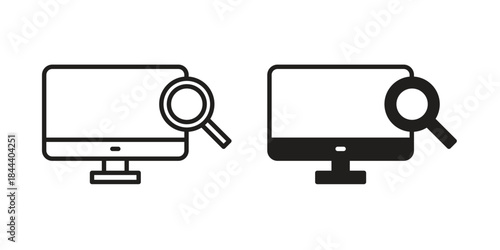 Search online icon flat and stroke collection for ui ux work.