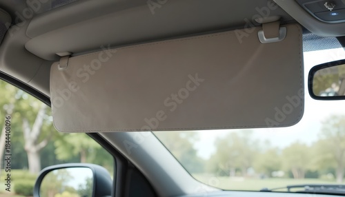 Sun Visor in Use, Vehicle, Photo, Outdoor Environment, Side View