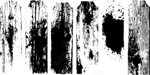 Antique engraving print featuring retro silhouette design. This vintage artwork includes hand-drawn outlines and stipple textures in a black and white vector illustration.