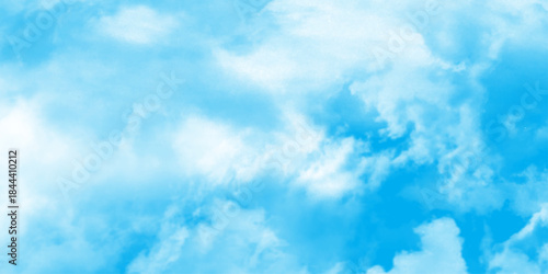 Blue sky background with tiny clouds, beautiful texture view of white clouds in the blue sky, meteorology and climate concept in germany in september, clouds in the sky for wallpaper.