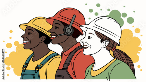 Cartoon vector illustration of a young couple character walking, perfect for family fun