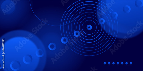 abstract blue geometric background. dynamic shapes composition. eps10 vector.eps.10.