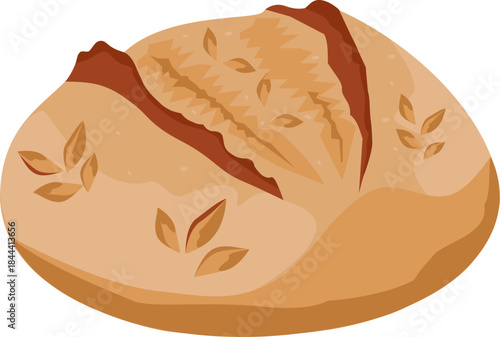 vector illustration of bread
