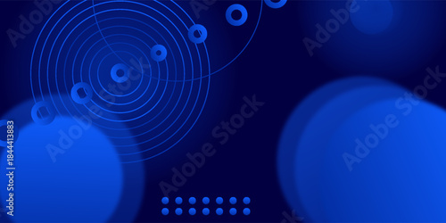 abstract blue geometric background. dynamic shapes composition. eps10 vector.eps.10.