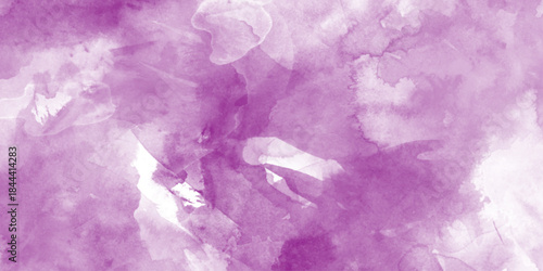 Purple watercolor background abstract artwork beautiful light Purple watercolor with artistic texture, blending light and dark purples in soft flowing patterns.
