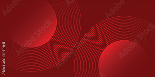 Abstract red circle background with dynamic shapes composition vector abstract simple modern, vector illustration eps10