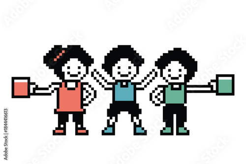 Friends party event of friend group drinking alcohol or juice drink together. Diverse people happy friendship celebration illustration.