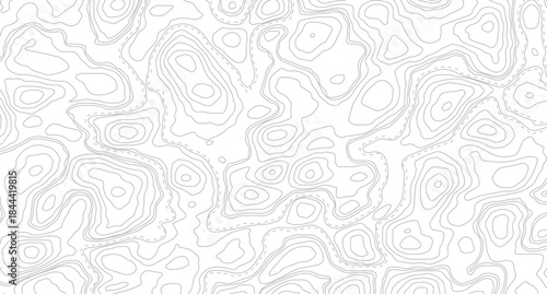 Abstract background with waves Geographic mountain relief. Abstract lines background. Contour maps. Topo contour map on white.