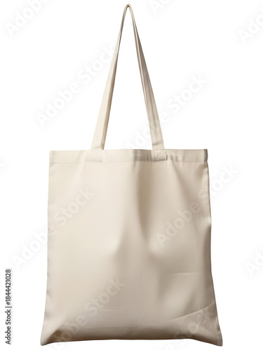 Blank Cream Canvas Tote Bag (Hanging)