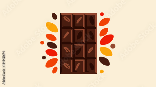 Bittersweet Chocolate Icon for National Chocolate Day