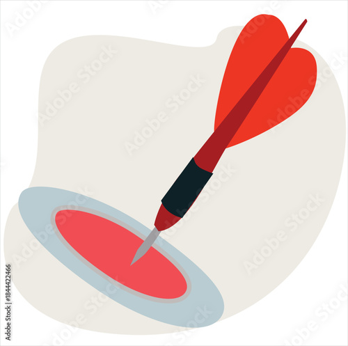 darts isolated. dart arrows.  dart hit center of target. 