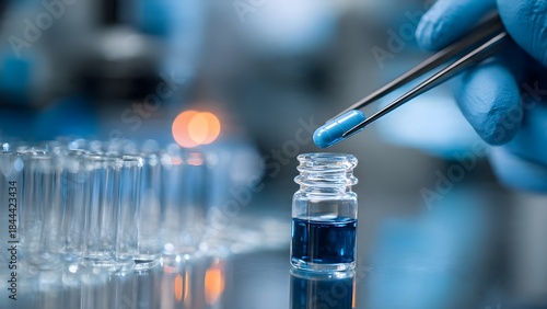 Wallpaper Mural Developing New Medicine in a Scientific Laboratory Torontodigital.ca