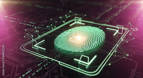Fingerprint Security Technology Digital Scan