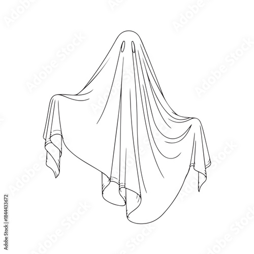 Praying Hands Line Art Icon