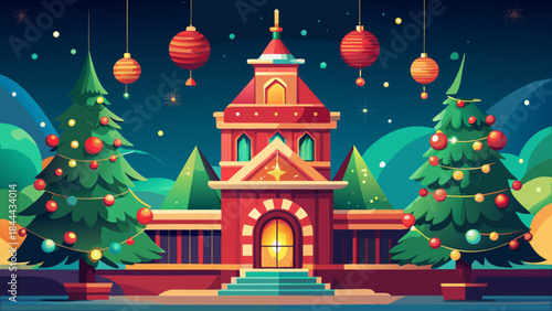 Enchanted winter palace