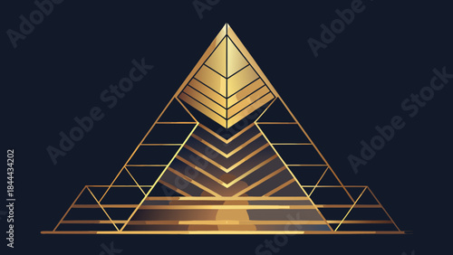 Golden hierarchical pyramid