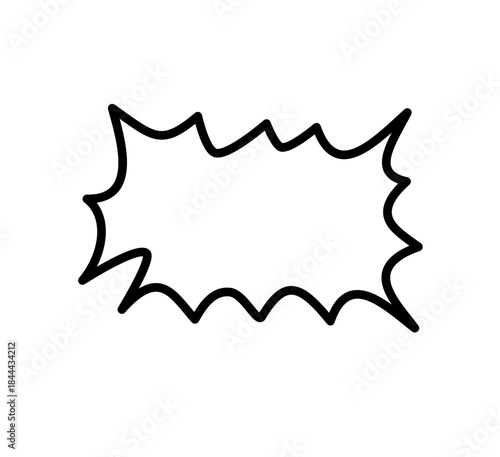 Hand Drawn Speech Balloons, Frame Set, Shout Balloons, Pop Design, Comics