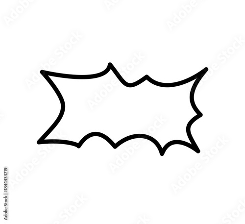 Hand Drawn Speech Balloons, Frame Set, Shout Balloons, Pop Design, Comics