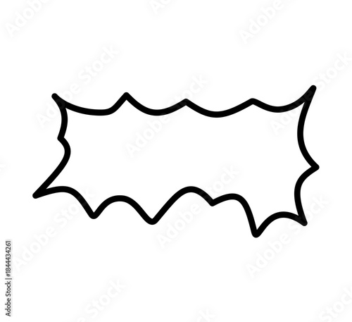 Hand Drawn Speech Balloons, Frame Set, Shout Balloons, Pop Design, Comics