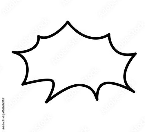 Hand Drawn Speech Balloons, Frame Set, Shout Balloons, Pop Design, Comics