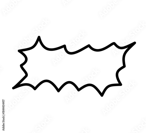 Hand Drawn Speech Balloons, Frame Set, Shout Balloons, Pop Design, Comics