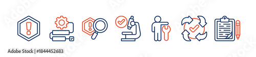 Incident management banner web icon vector illustration concept for business process management with incident, process, detection, analysis, initial support, recovery and reporting icons.
