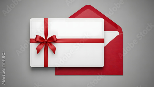 Gift card in a red envelope