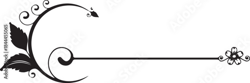 Vector illustration of a vintage, sharp black and white fishing needle icon isolated on a white background