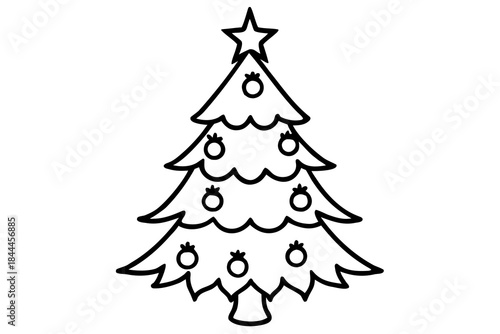 christmas tree vector