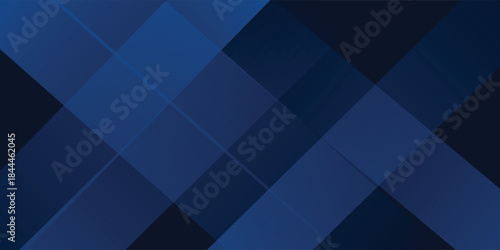 Abstract blue background. Geometric triangle background. Hexagon pattern. Vector background.