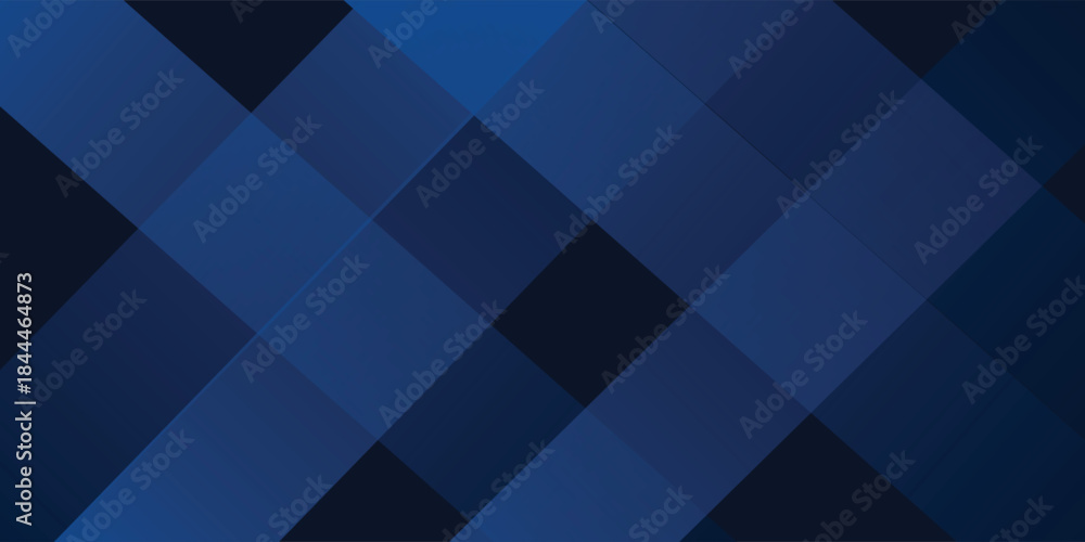 Obraz premium Abstract blue background. Geometric triangle background. Hexagon pattern. Vector background.