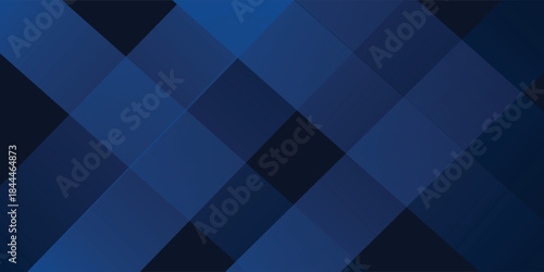 Abstract blue background. Geometric triangle background. Hexagon pattern. Vector background.