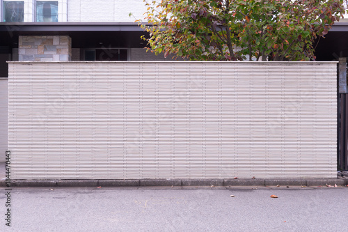 street wall background ,Industrial background, empty grunge urban street with warehouse brick wall